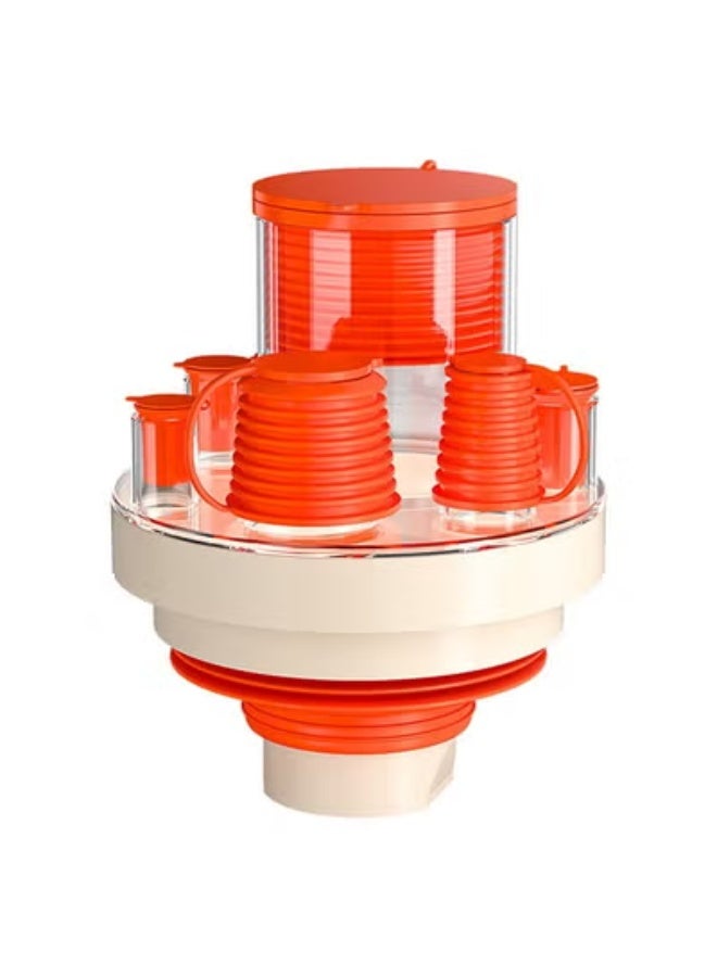 fantasize Universal Fit Drain Pipe Hose Silicone Plug, Kitchen and Bathroom Drain Pipe Plug Effective Drainages Solution Pipe Joint Plug Prevent Odors Blockages, Drain Hose Sealing Plug for Laundry Room - Image 1